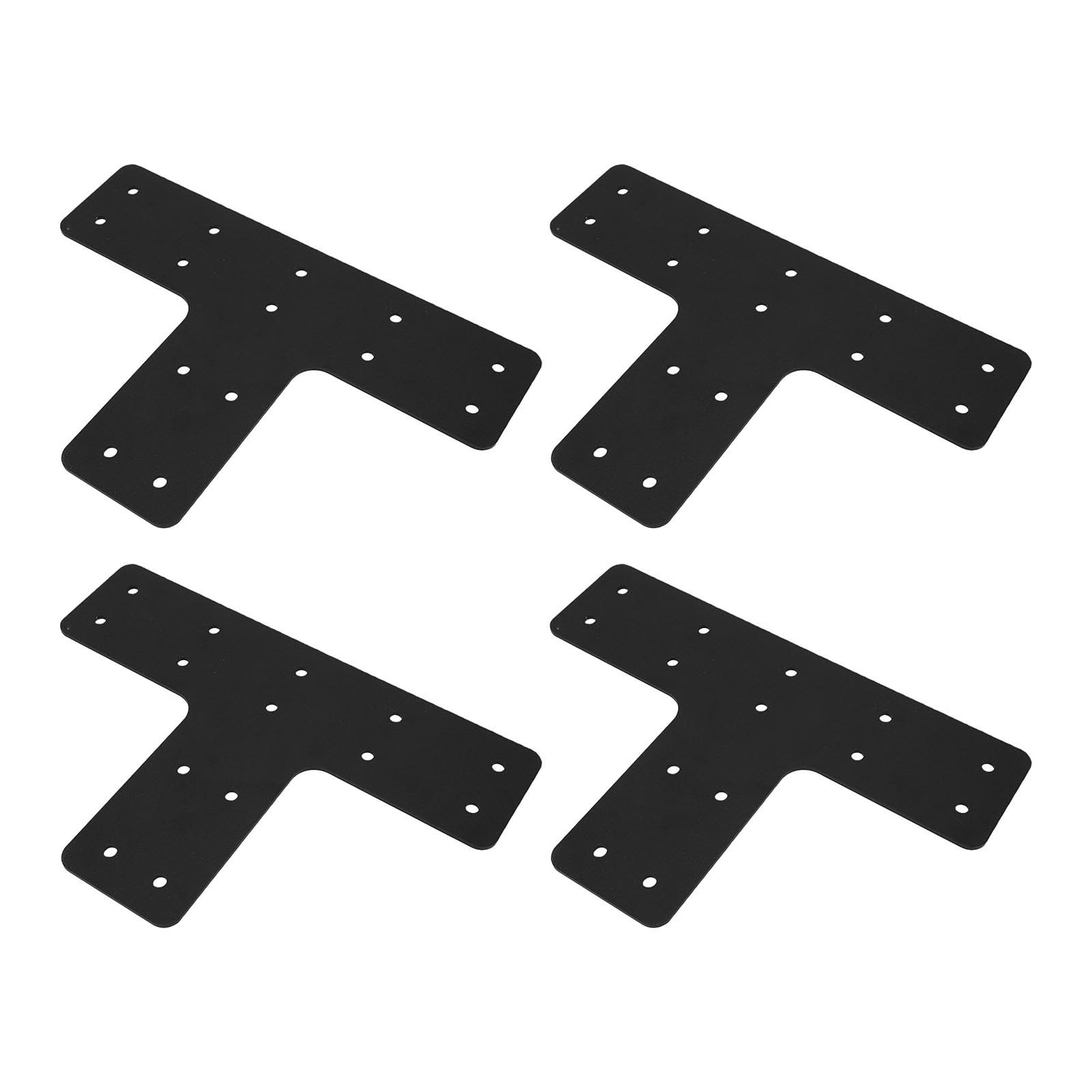 T Post Staffe per Legname 4x4, Finitura Nera
