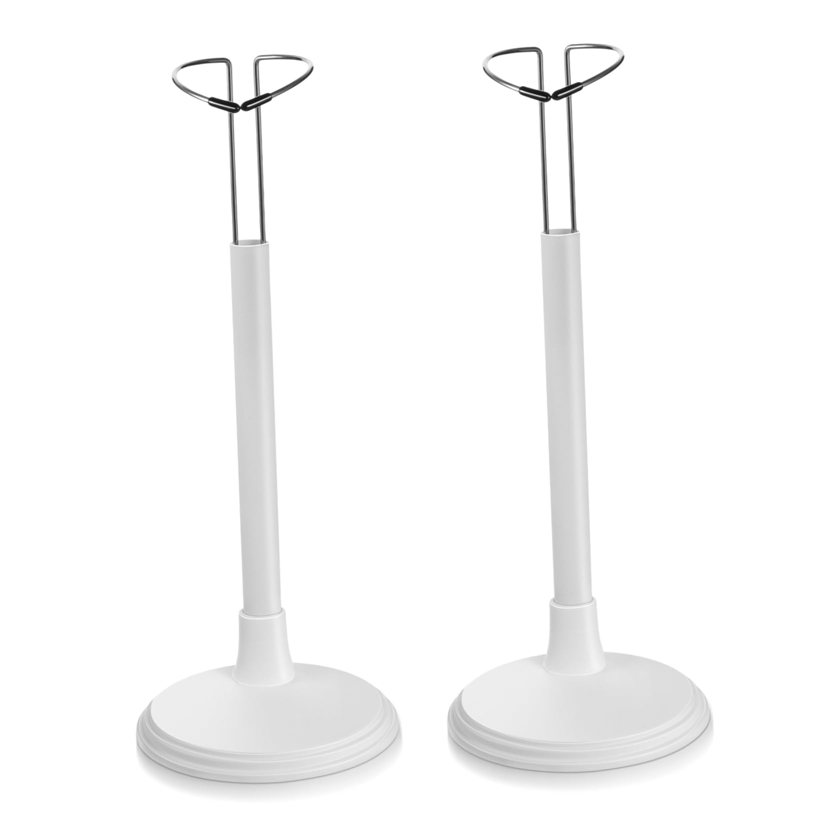 Kisangel 2pcs Fashion Doll Bracket Support Stand Doll Display Organizer for Sturdy Pvc Material Portable Toy Rack for Home Store