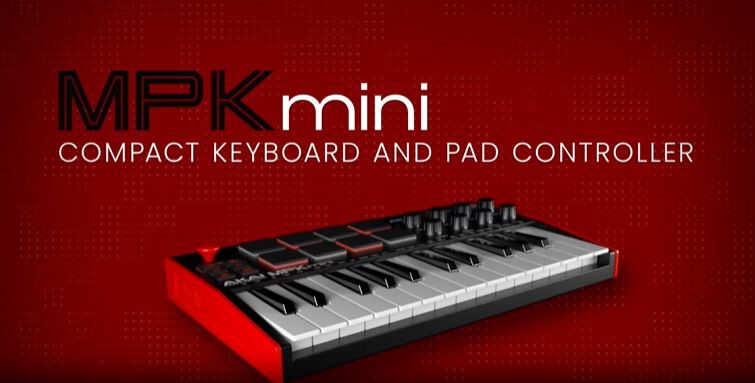Akai Professional MPK Mini MK3 MIDI Keyboard Controller + M