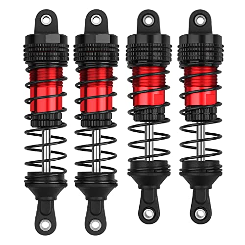 4PCS RC Oiled Shocks Absorber Set Fit for 1/12 1/14 1/16 RC Cars WLtoys 144001/124019/124018 MJX,...