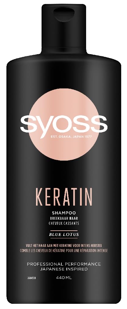 Syoss szampon keratynowy – do włosów suchych, pozbawionych życia – 6 sztuk (6 x 440 ml)