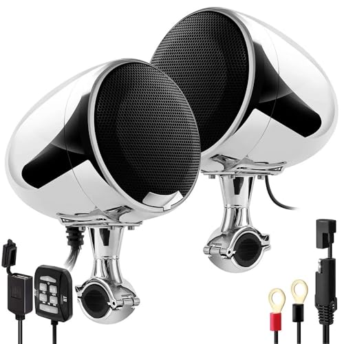 Radio moto pour guidon et amplificateur 600W pour vos road trips