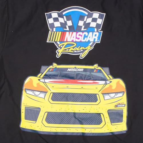 Image of NASCAR Racing Boy's Varsity Bomber Jacket - Graphic Print Racecar Jacket for Kids and Teens