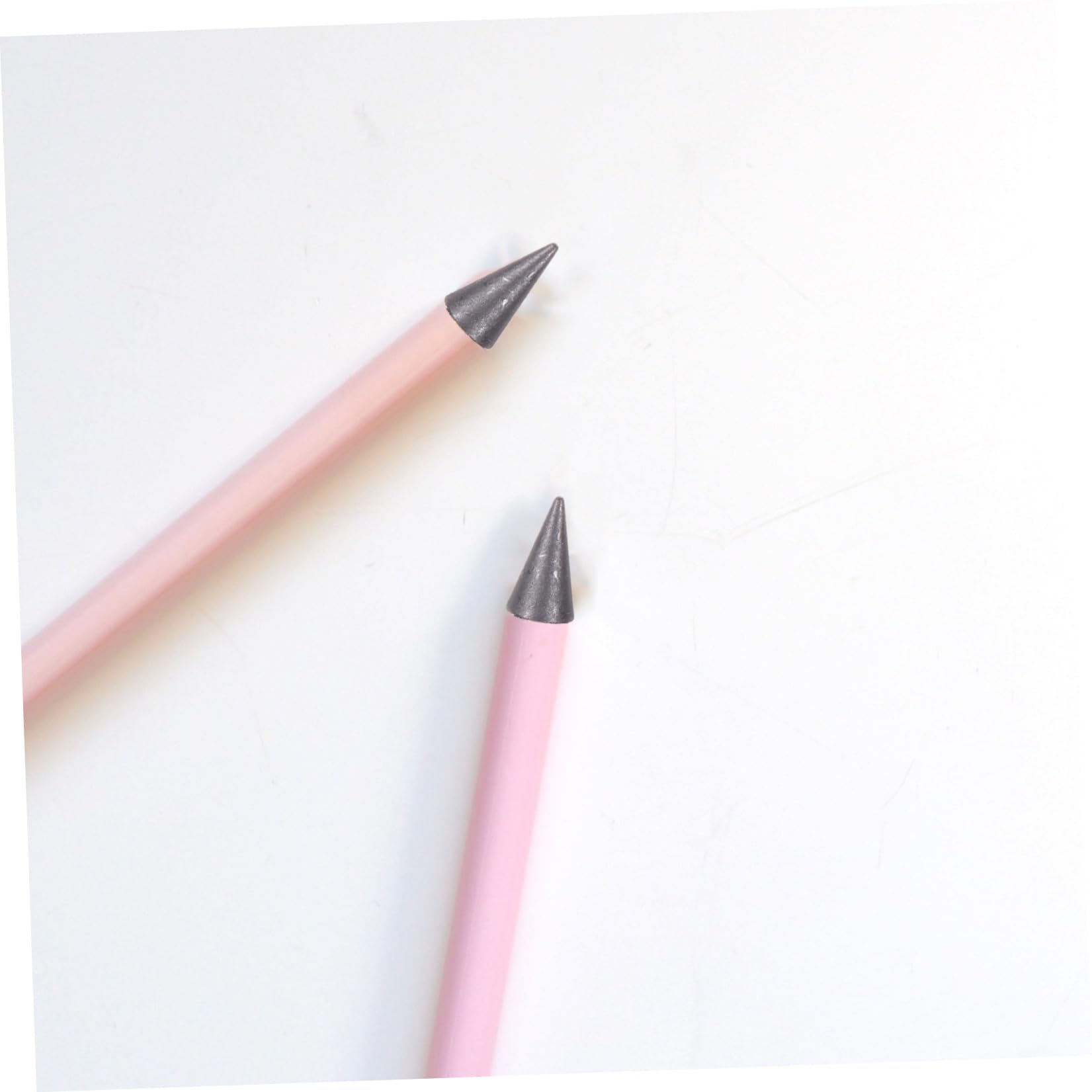 jojofuny Lot de 6 Mines de Rechange sans Encre pour Crayon Mécanique, Pointe en Graphite Solide, Compatible Porte-mines Réutilisables, Recharge Remplaçable pour Écriture et Plusieurs styles