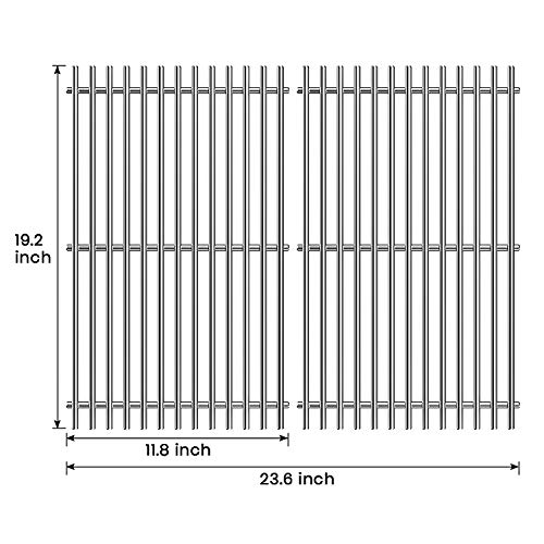 Stanbroil Cooking Grate for Weber Summit 400 Grill with Smoker Box, 2 Pack by Stanbroil - Image 2