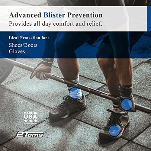 Image of 2Toms BlisterShield, Waterproof Foot Blister Prevention Powder, 6 Packets | Talc-Free Foot Blister Powder for Hot Spots & Calluses