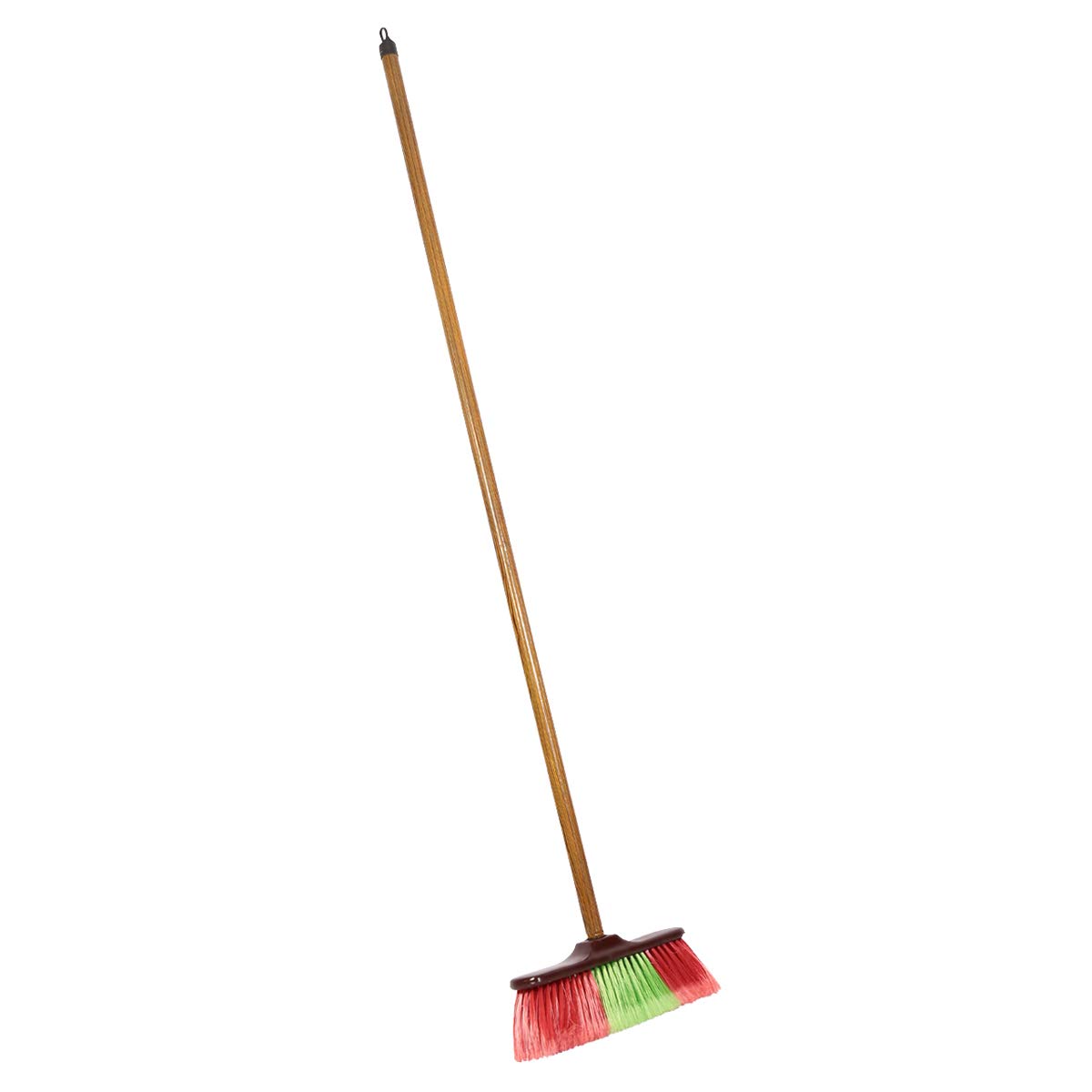 Moonlight Soft Bristles Broom (Red/Green,30cm)