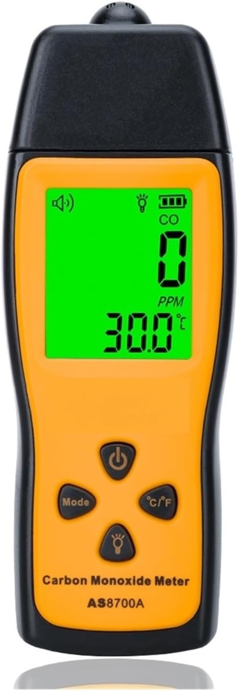 Gas Detector, Handheld Carbon Monoxide Meter Portable CO Gas leak Detector Analyzer High Precision detector de gas Monitor tester 1000ppm for Work, Home
