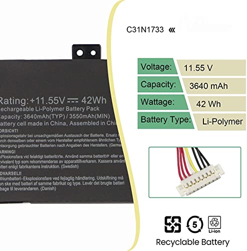 Batterie C31N1733 pour ASUS VivoBook Flip 14 TP412FA - 2
