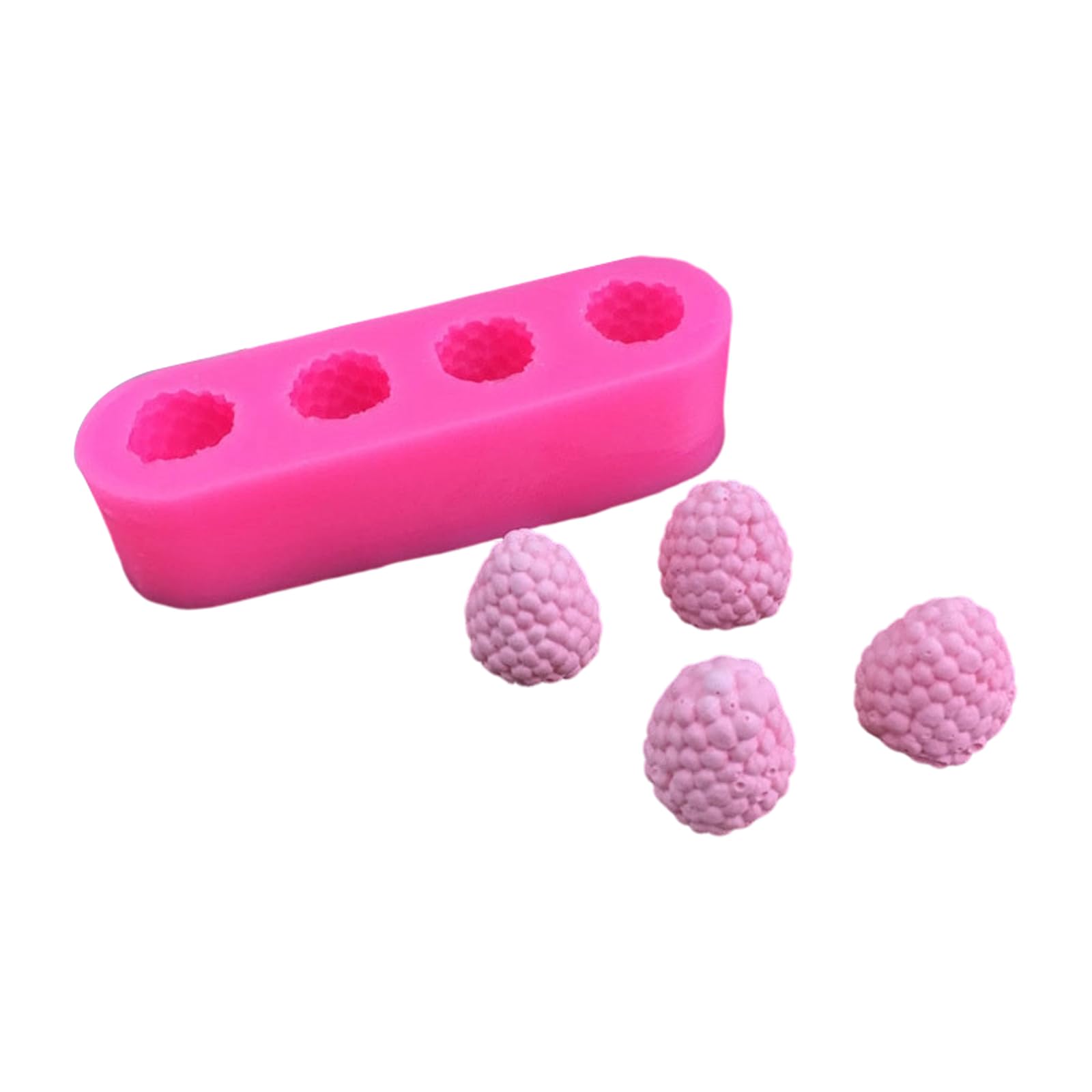 Tsophreniq Multipurpose Raspberry Shape Silicone Molds Kids Baking Supplies Suitable for Fondant Chocolate and Dessert Kids Baking Supplies