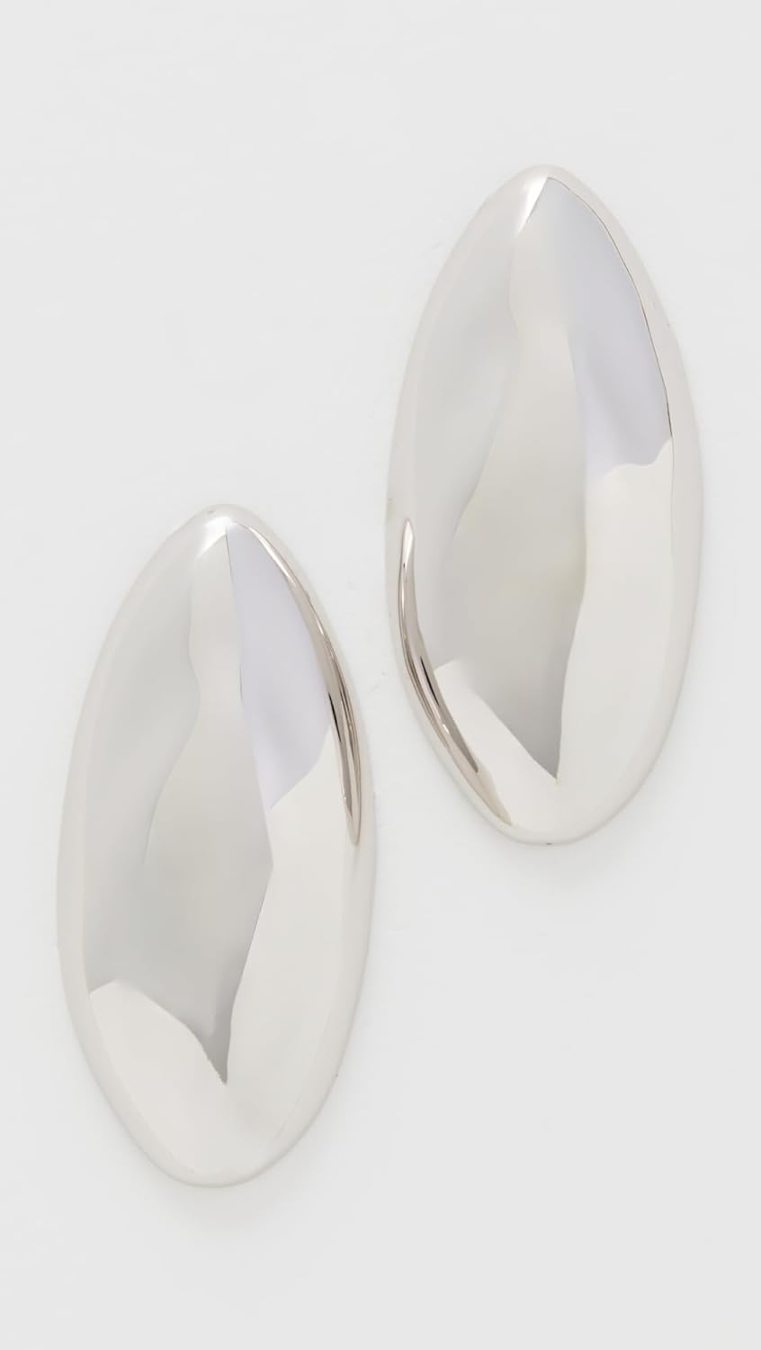 Luv Aj Women's The XL Chrome Orb Studs - Image 2