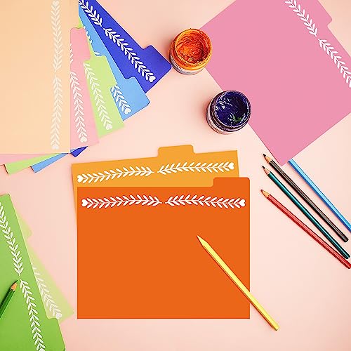 Harloon 20 Pcs Greeting Card Organizer Dividers 8.8 x 6.7 Inches Blank Index Greeting Card Guide File Guides Suitable for Greeting Card Storage Box - Thumbnail 4