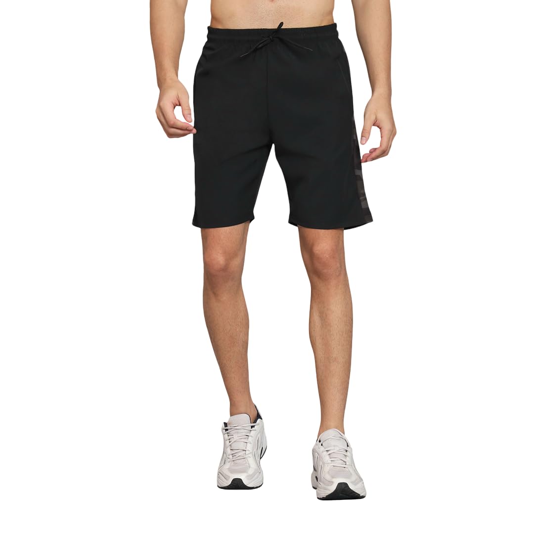 Mens Striped Cotton Blend Multicolor Sportswear Shorts-picture-32