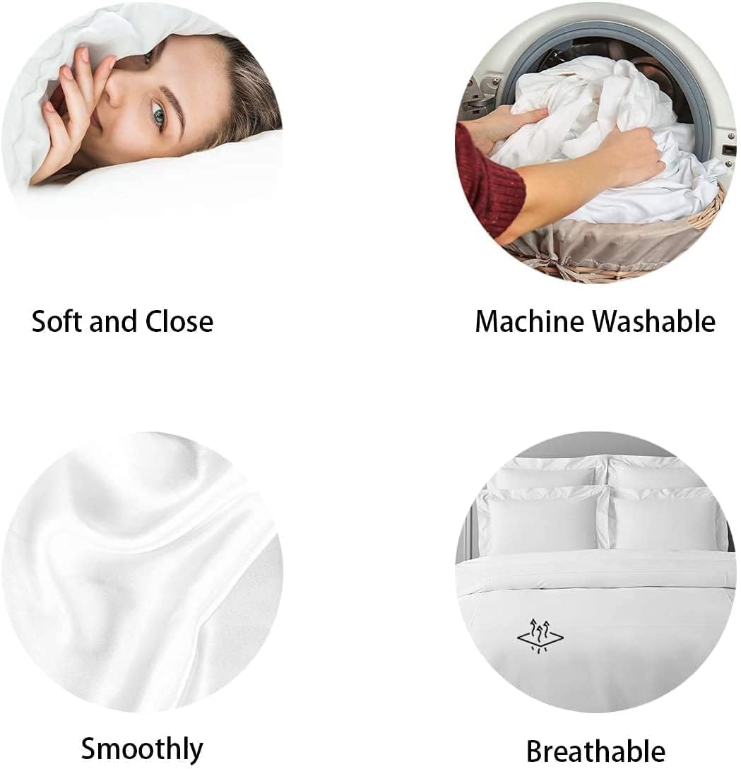 Camouflage USA Flag Comforter Cover Full Size, Green Camo Grey Deer Antlers Trees Print Natural Duvet Cover Set for Girls Teens Xmas Gift, American Flag Bedding Set with 2 Pillowcases (No Comforter) - Image 8