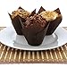 Royal Brown Tulip Style Baking Cups, Large, Sleeve of 200, Made of Parchment Paper, Perfect for Home Baking and Small Bakeries