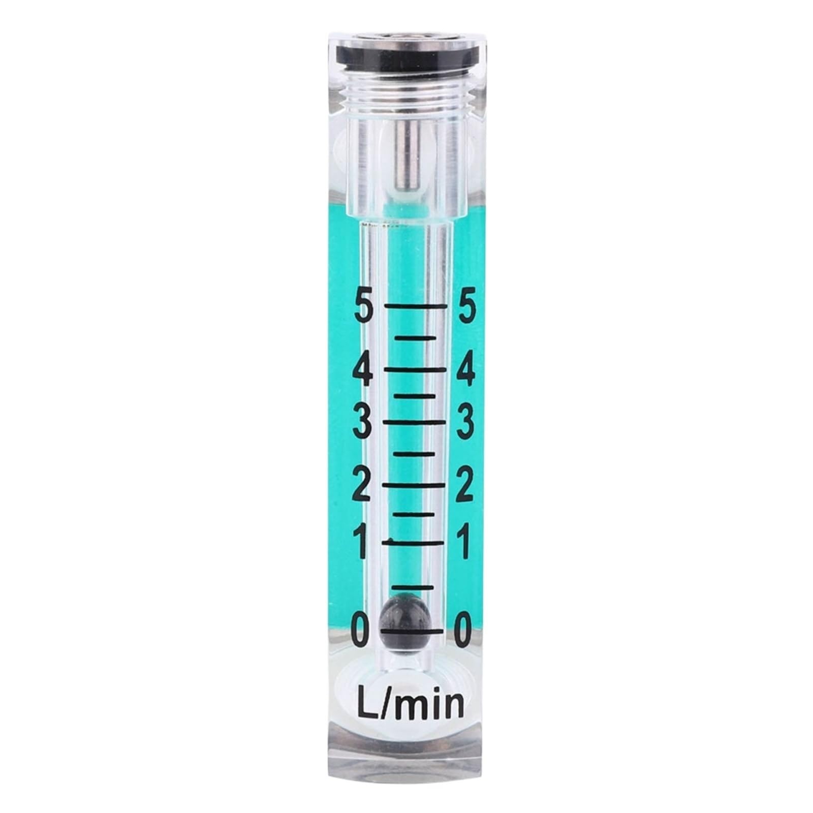 Medidor de flujo de gas, medidor de caudal de aire LZQ-1, medidor de flujo de oxígeno y dióxido de carbono de 1 a 5 LPM.