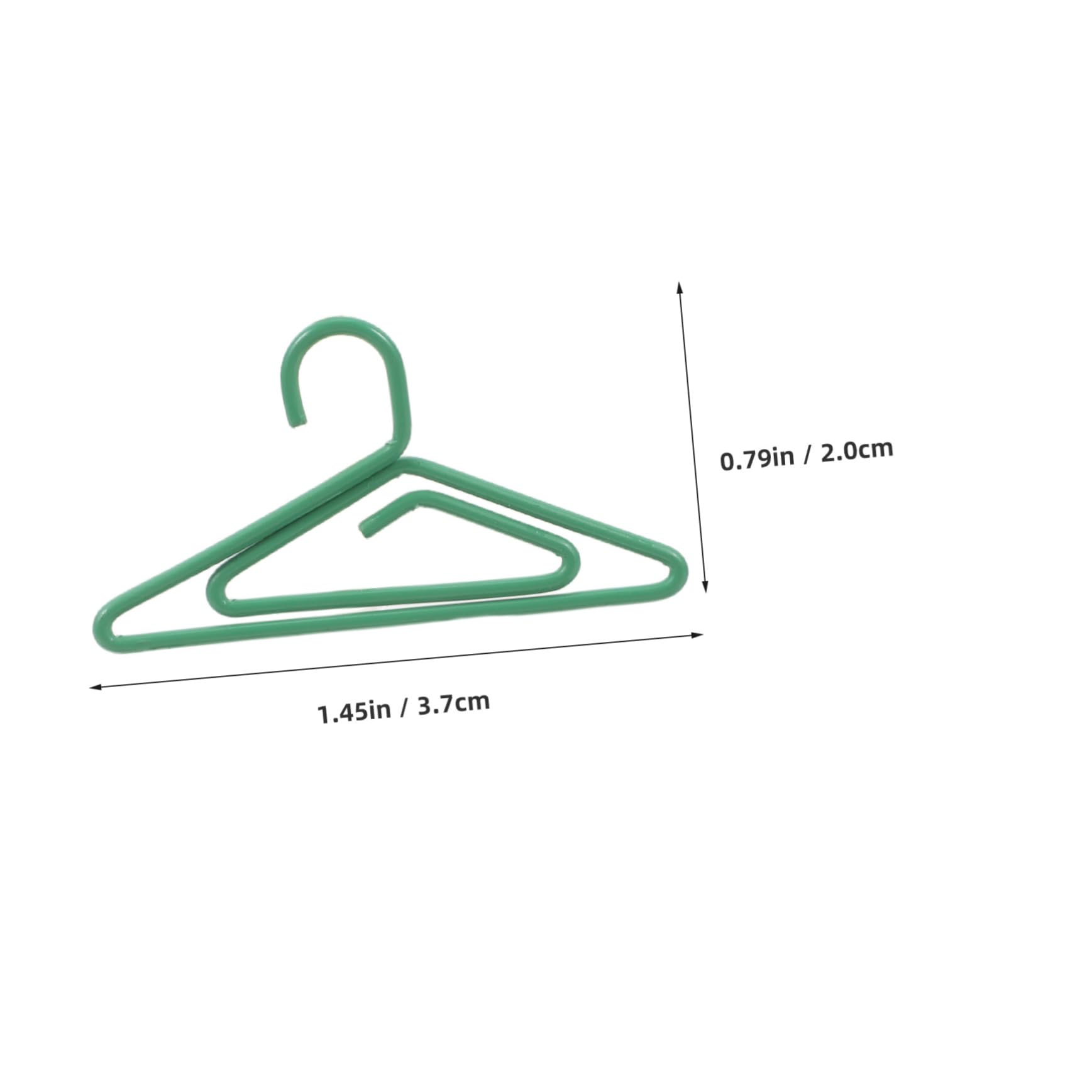 Happyyami 50Pcs Creative Mini Clothes Hanger Shaped Clips Colorful Metal Bookmark and Paper Holder Adorable Design for Organizing Notes and Photos Great Present for Friends and Students