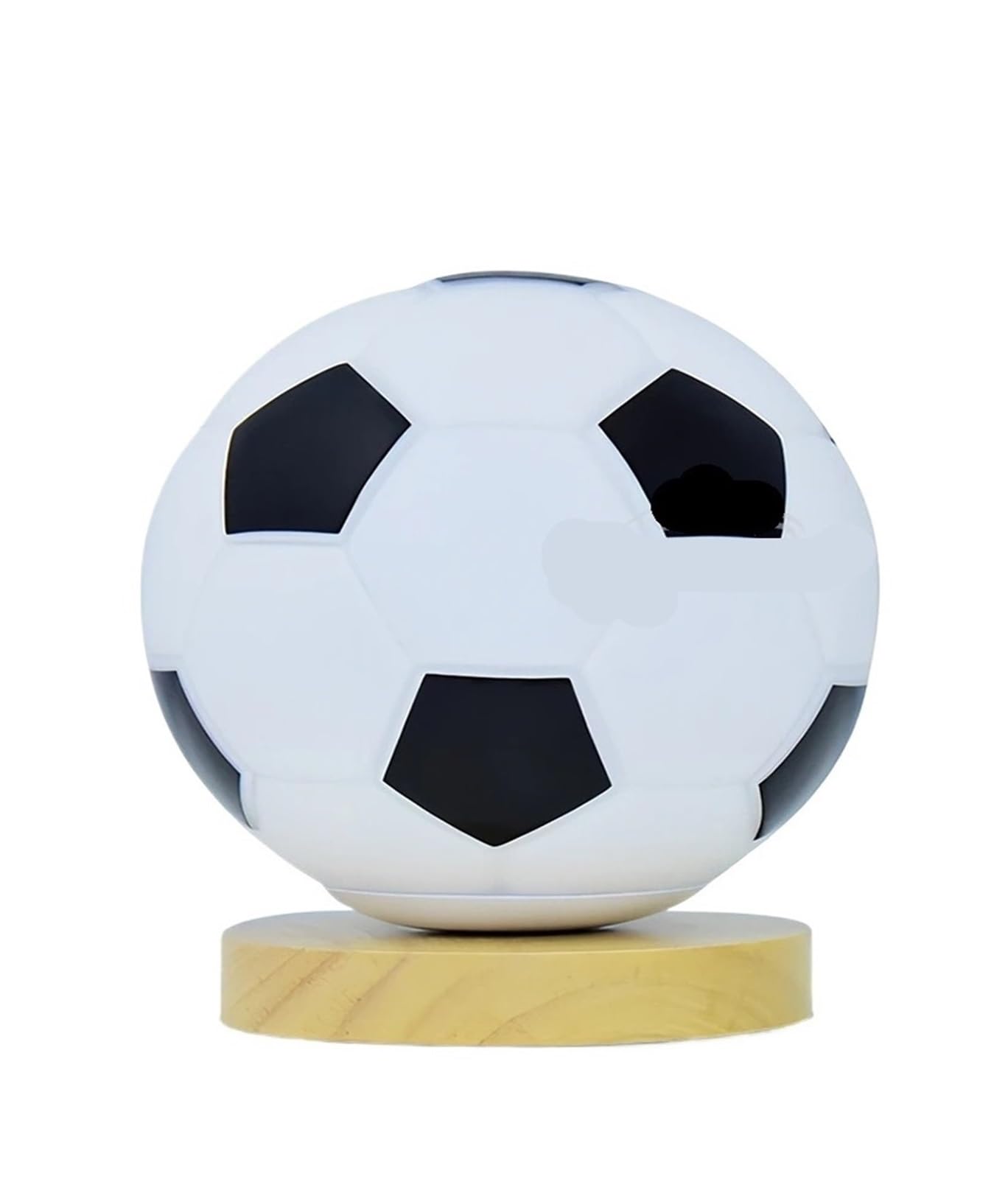 Lámpara de mesa pequeña con forma de vaso de fútbol blanca para escritorio 6