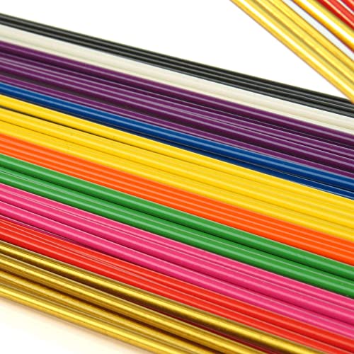 Hangerworld 20 Mixed Color Coating 16Inch Metal Wire 13 Gauge Pants Bar Coat Clothes Garment Hangers #TOP3