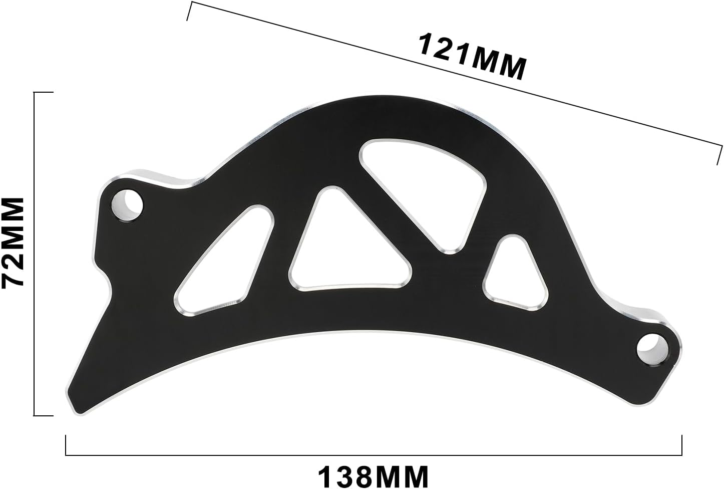 Dirt Bike Front Sprocket Cover Guard Case Saver CNC for CRF 110 CRF110F 2013-2024 Black