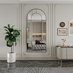 Large Mirror Full Length,Nano Glass Arched Mirror, Large Floor Mirrors 34"x76",Window Mirro,Standing Mirrors,espejos para dormitorio(Antique) - Image 5