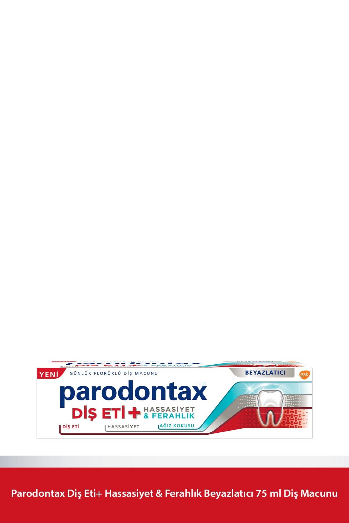 Parodontax Diş Eti + Hassasiyet & Beyazlatıcı Diş Macunu 75 ml