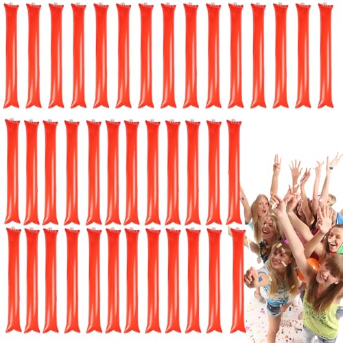 Cheering Sticks - Bang Noise Makers | Cheering Boom Sticks, Supplies, 40pcs Colorful Cheer Up Toys Inflating Rods Lightweight Party Favors Party for Sports Events Parties Celebrations