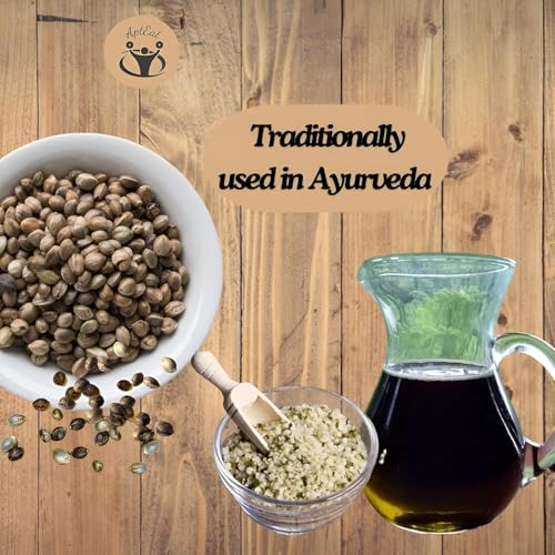 Image of AptEat Hemp Seed Roasted for Eating 200g + Hemp Soap 75g Salty Roasted Omega 3 & 6 | High in Protein, Fibre | Salted Roasted /Toasted Hemp Seeds + Hemp Oil Soap Combo Pack (200g, Roasted Salty)