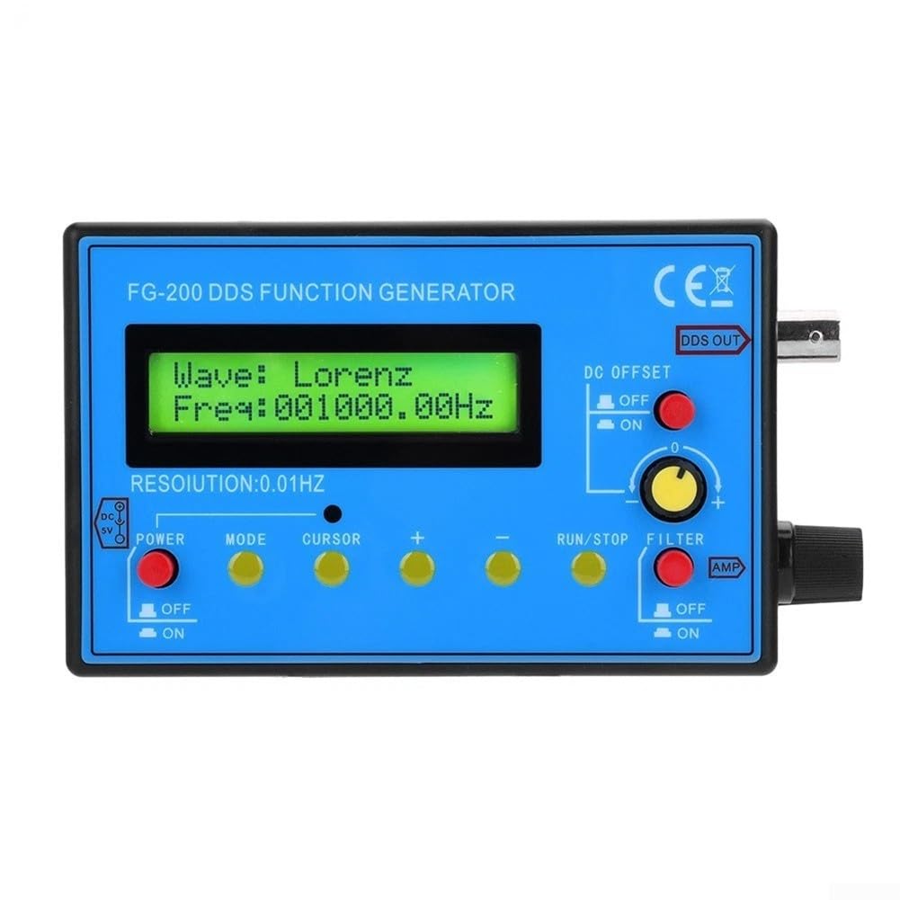 DDS Signalgeneratormodul FG-200 0,01 Hz bis 100 kHz mit 15 Wellenformen für Sinus-Quadrat-Dreieck-Exponential- und Impulsanwendungen
