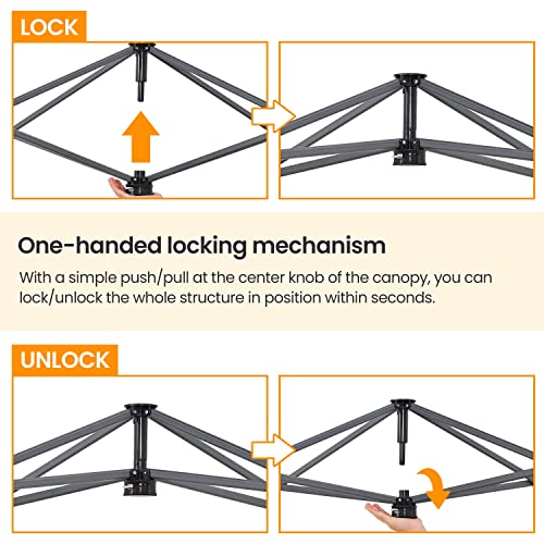Yaheetech 10 X 17Ft Pop Up Canopy With Awnings, 2-Tier Outdoor Canopy Tent, Heavy Duty Instant Shelter With Ventilation, Adjustable Dual Half Awnings & Wheeled Carry Bag, One-Handed Set Up, White #TOP5