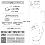sportsnew Yoga Mat Bag with Water Bottle Pocket and Bottom Wet Pocket, Exercise Yoga Mat Carrier Multi-Functional Storage Bag, Patent pending - Image 4