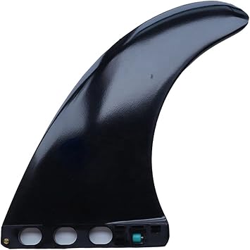 Surfboard External Equipment 9" Surfing Fins Longboard Fins for Inflatable Paddleboard Modification Color Black