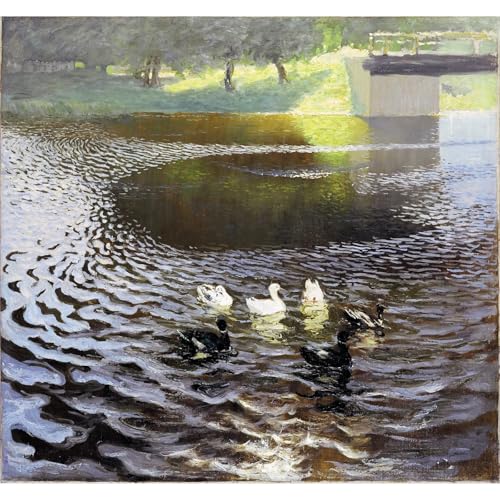 Impression Canards Johann Walters ARTICULOZY giclée roulée pour cadre 61x45 cm