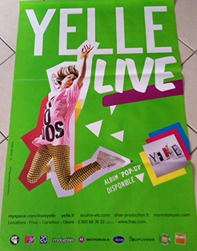 Poster Yelle 80X120 cm habiller un grand mur blanc affiche artistique