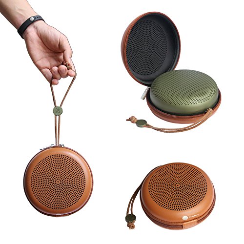 Meijunter PU & EVA Duro Funda Estuche Protector Caparazón Bolsa Caja Case Bag Para B&O PLAY by Bang & Olufsen BeoPlay A1 Altavoz portátil con Bluetooth (marrón Para Beoplay A1)