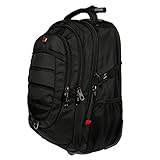 Christian Wippermann Buissnes Laptoptrolley Pilotentrolley mit Notebookfach inklusive Rucksack
