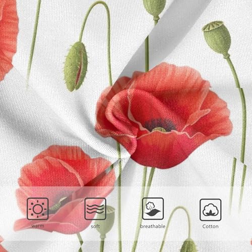 Flower Girls Underwear Toddler 2t Cotton Cute Panties Girl Bright Flowers Green Buds White Undies Kids Briefs3