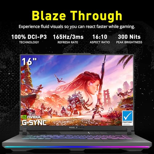 Image of ASUS ROG Strix G16 16 inch WUXGA 165Hz Gaming Laptop, AMD Ryzen 9 9955HX, GeForce RTX 5060, 16GB DDR5, 2TB Storsge(1TB SSD+1TB Docking Station Set), RGB Backlit Keyboard, Wi-Fi 6E, Win 11 Pro, Gray