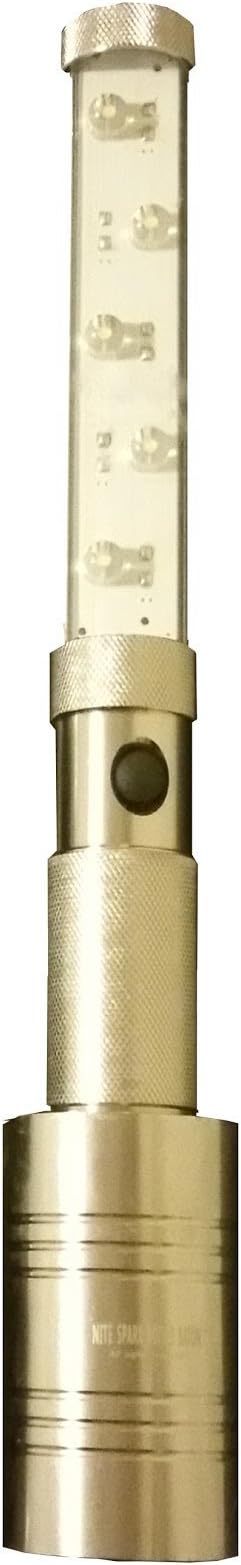 LED STROBE BATON TOPPER Bottle Service Sparkler for Vip Nightclubs Led Sparklers Bottle Baton -Gold Casing-