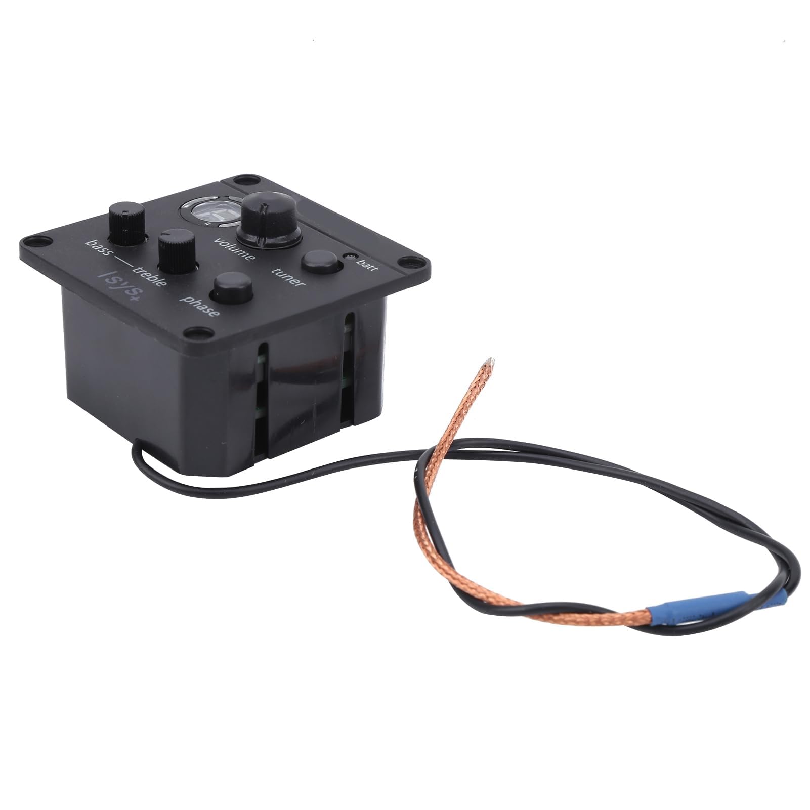 Pastilla de Guitarra Acústica Preamplificadores Integrados Ecualizador, Modo de Sintonización Manual Automático EQ Pegado a los Accesorios de Reemplazo del Instrumento del