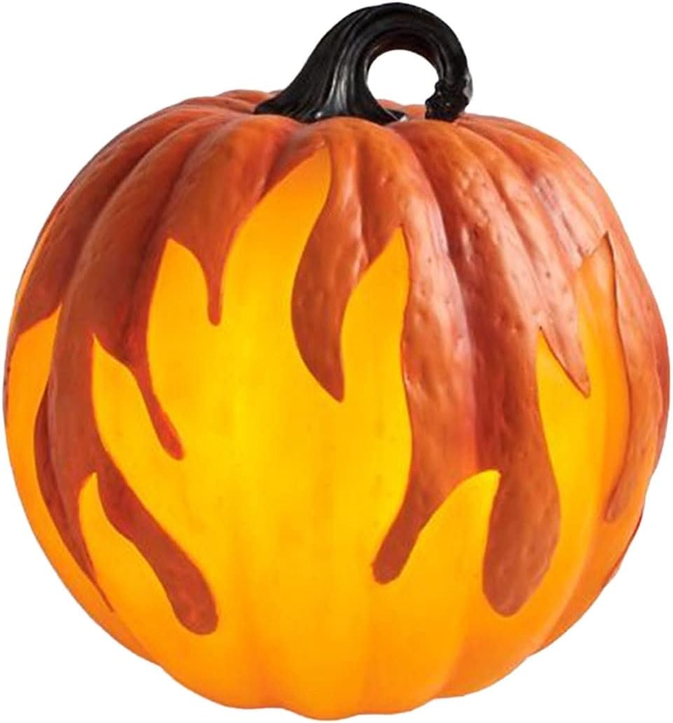 AFEIDD Flame Lighted Pumpkins Halloween Pumpkin Lanternss