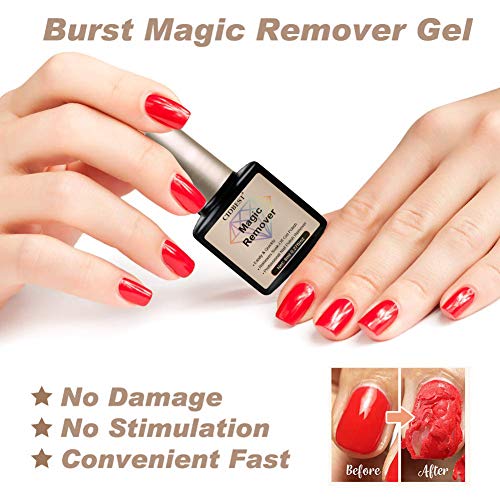 Magic Nail Polish Remover, Magic Gel Remover, Gel Polish Remover, Easily & Quickly Removes Soak-Off Gel Polish, Don't Hurt Your Nails - 15Ml - Thumbnail 4