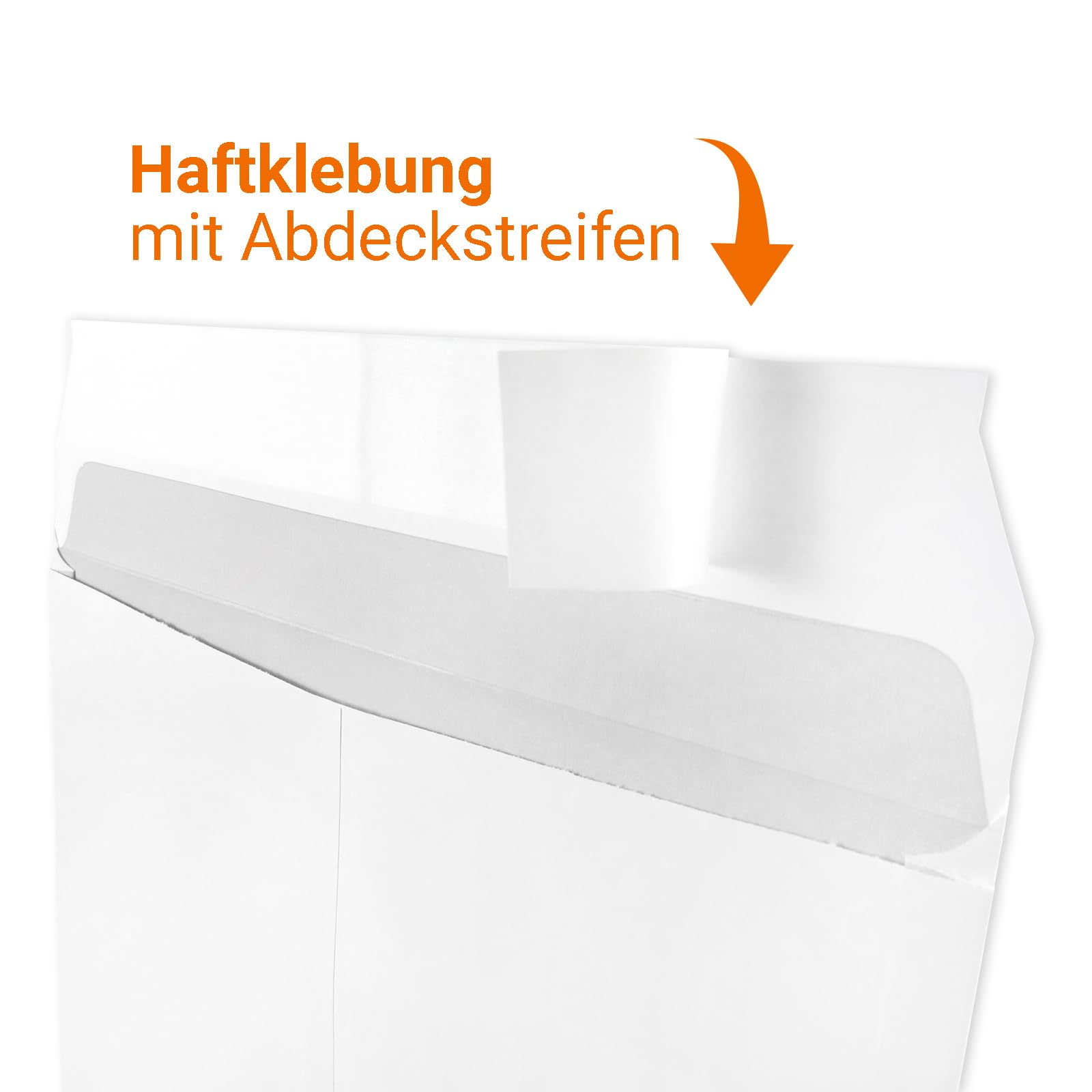versando 100x C4 Faltentaschen 2cm Falte mit Fenster (229x324x20 mm) Versandtaschen Bodenfalte haftklebend weiß