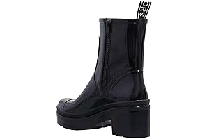 Slim Fit Minimalist Design Doc Martin-Like MK Rain Boots for Women