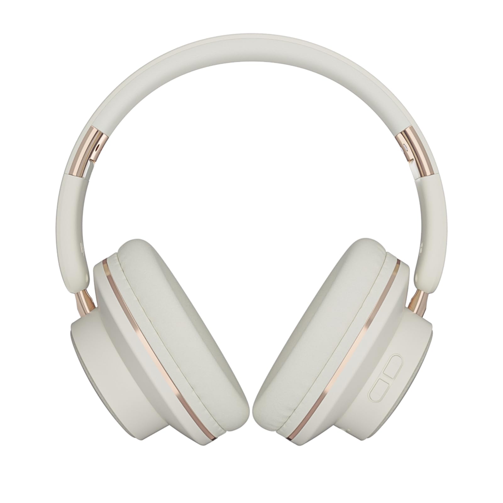 H9 - Cuffie wireless Bluetooth over-ear con audio surround HiFi e cavo USB-C, batteria a lunga durata di 24 ore, microfono integrato, per donne e uomini, viaggi, casa, ufficio (bianco sporco)