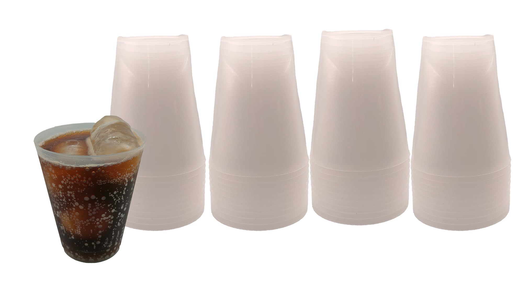 Vasos plastico duro Vasos cubata Transparente Irrompible 480 ML Reutilizables y Irrompible, Vasos de plastico Vasos plasticoEcológico sin BPA,Ideal para FiestasCocktail, Cubatas, Gin Tonic (450)