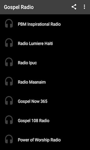 Gospel Music - Radio Stations