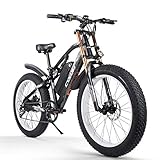 【Tres modos de conducción】 Modo eléctrico, es decir, girando el pedal del acelerador (máxima potencia); Paso de ayuda; o apague la alimentación y el pedal. Con la ayuda de portaequipajes y alforjas, puedes convertir esta bicicleta de montaña en una bicicleta de ciudad.