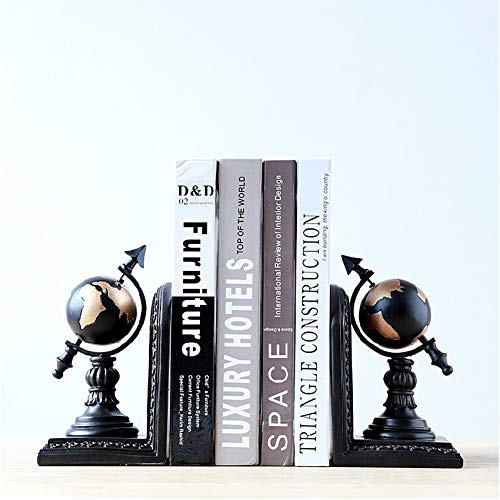 Livre Se Termine en Résine Globe pour Rangement Bibliothèque