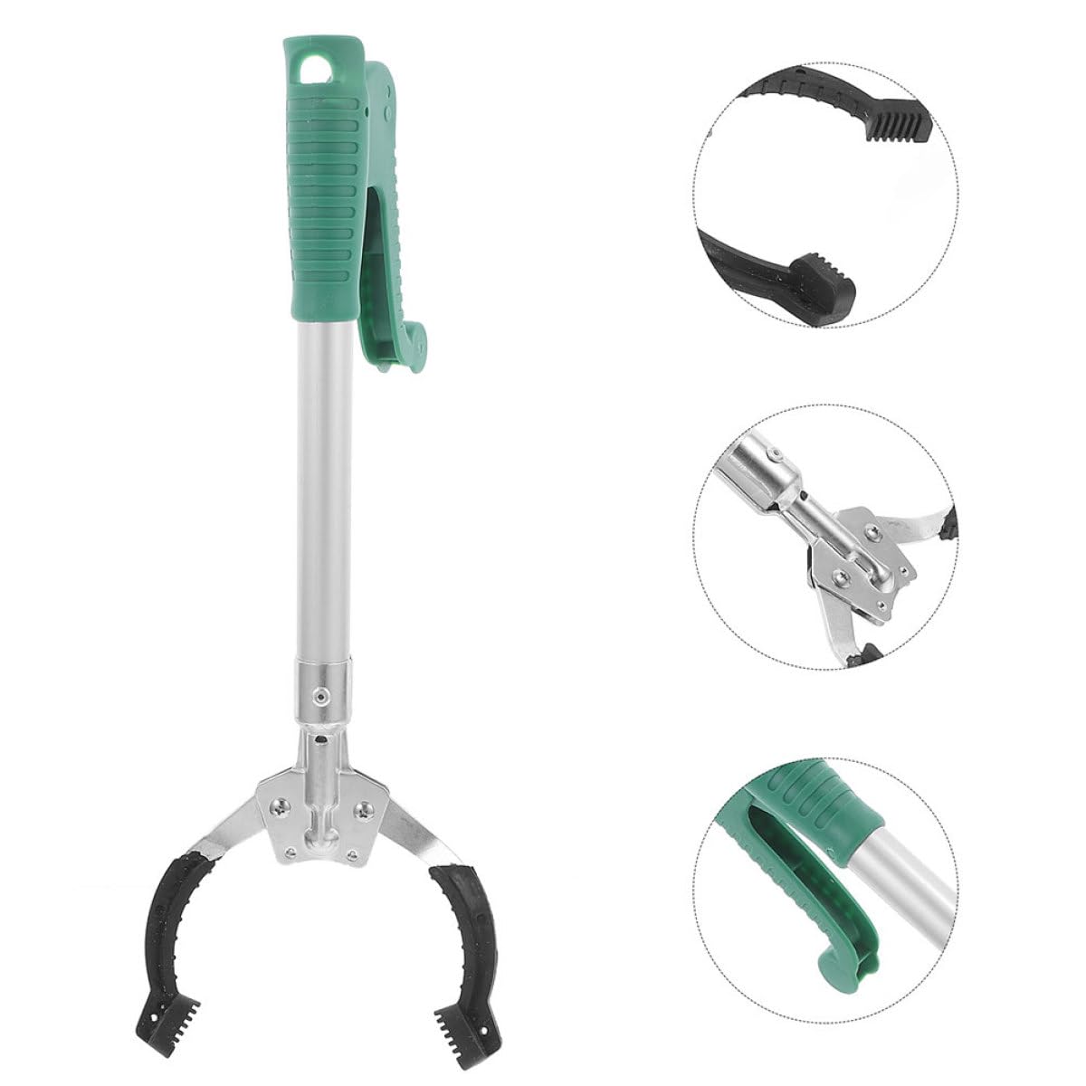 2 Stück pack Müllgreifzange 40cm Leichter Greifarm aus Kunststoff mit Ergonomischem Griff Greifhilfe für Senioren zum Müllsammeln und Haushalt